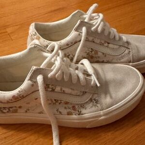 Vans old Skool Floral. Women's size 7.5